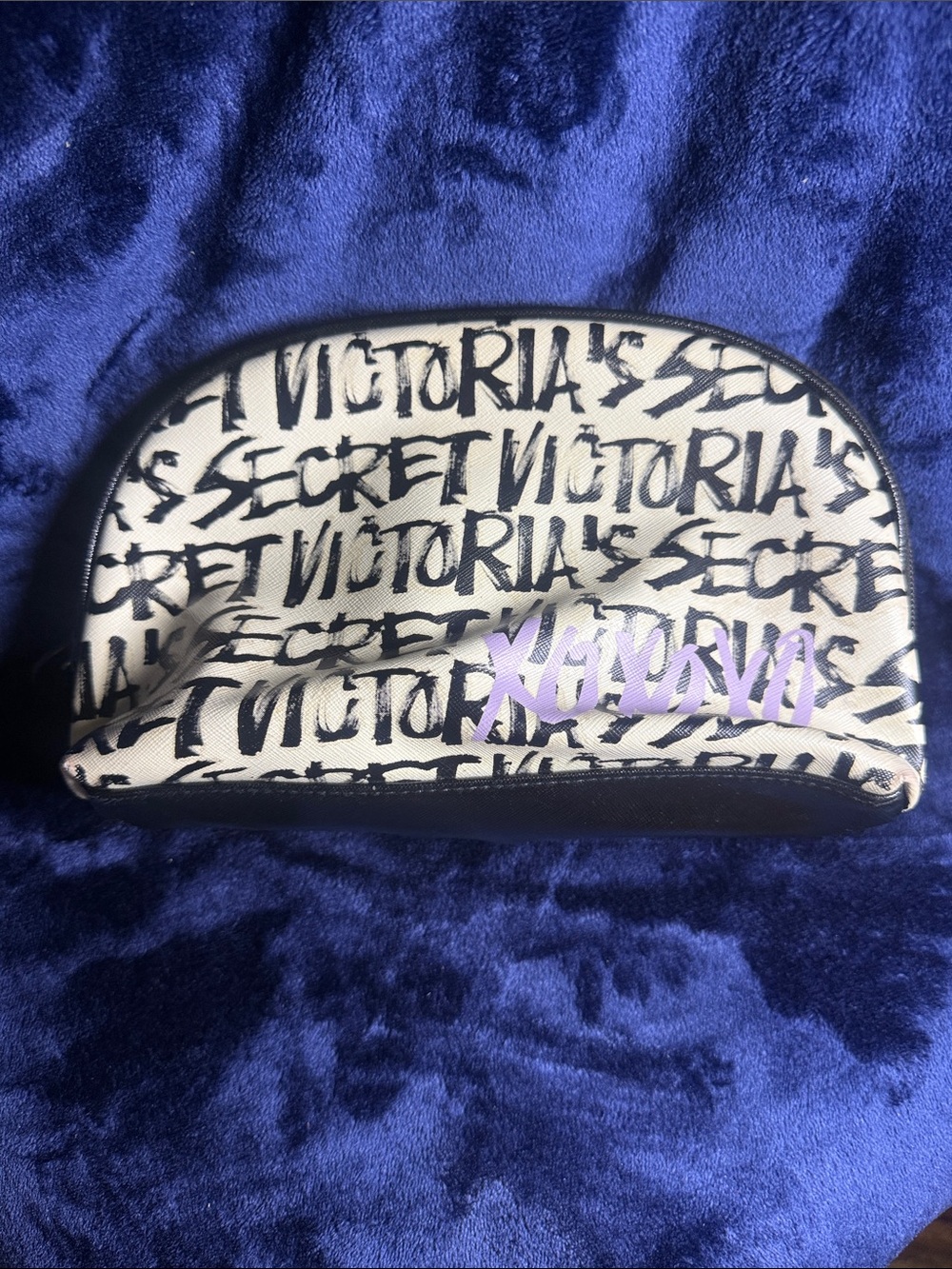 Victoria’s Secret graffiti logo makeup bag